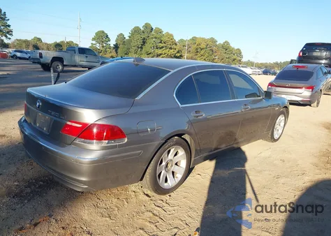2007 BMW 750Li z USA, uszkodzony, nr VIN WBAHN83597DT72656